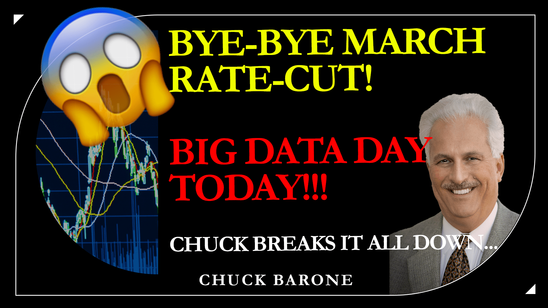 Featured image for “Bye-bye March RATE-CUT! BIG DATA day today!!! Chuck breaks it all down…”